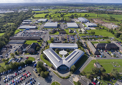Aerial photograph of Kingmoor Park Enterprise Zone in Carlisle