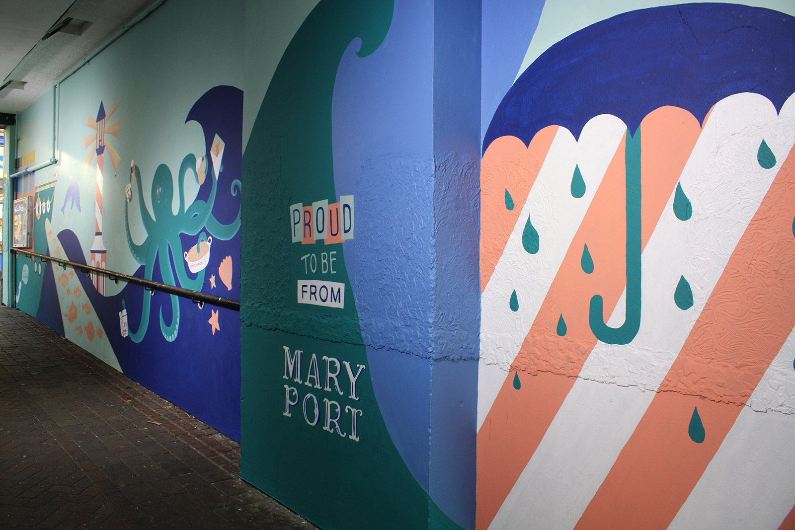 Young Maryport artists transform town centre with community arts project