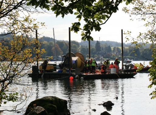 Photo of a boat on Lake Windermere